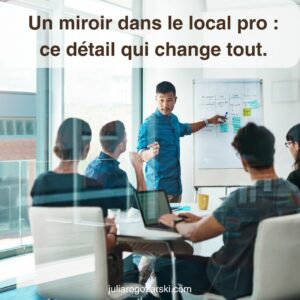 Lire la suite à propos de l’article Les miroirs en entreprise, réels leviers de performance.